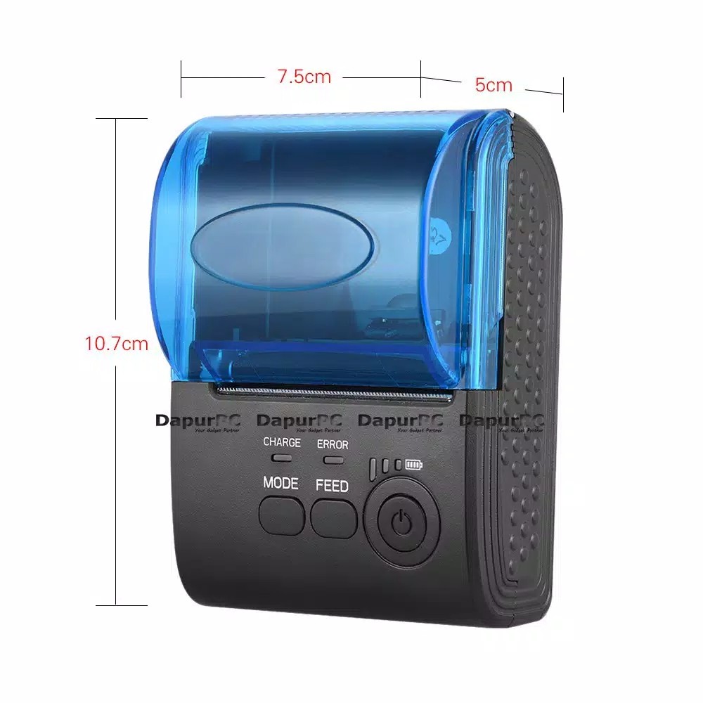 Zjiang 5805 Portable Mini 58mm Bluetooth Thermal Printer Receipt POS F 2