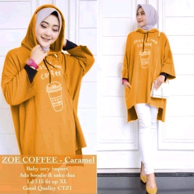 Zoe Coffee Blouse Mustard