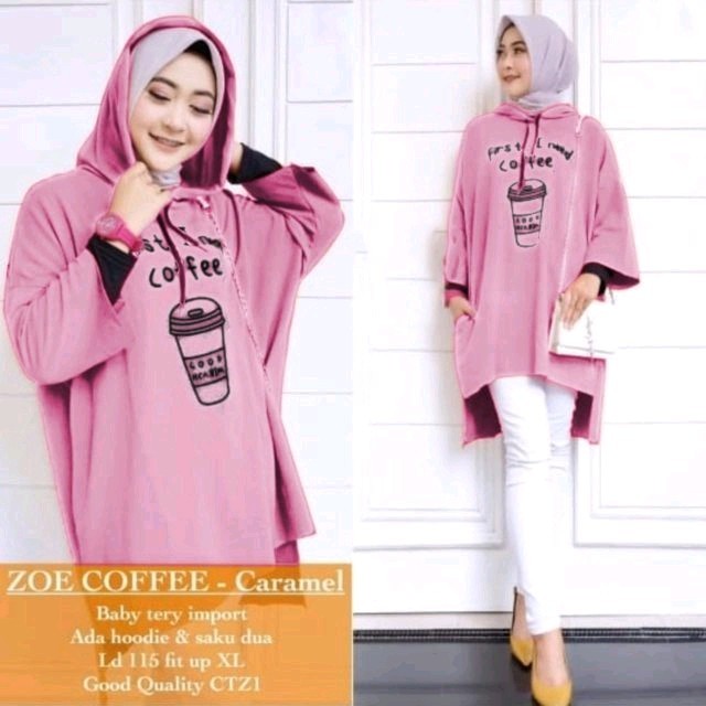 Zoe Coffee Blouse Pink