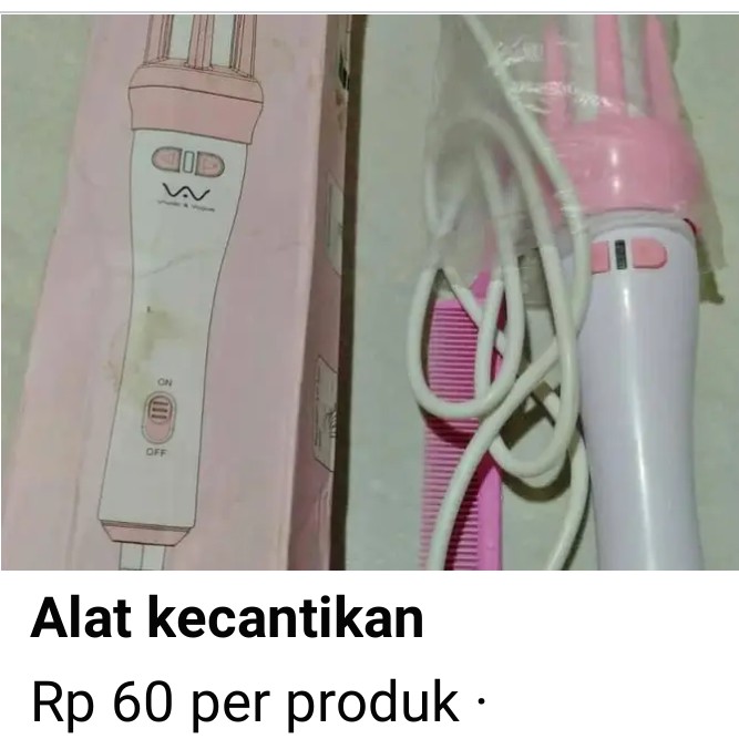alat kecantikan redy pesan sekara
