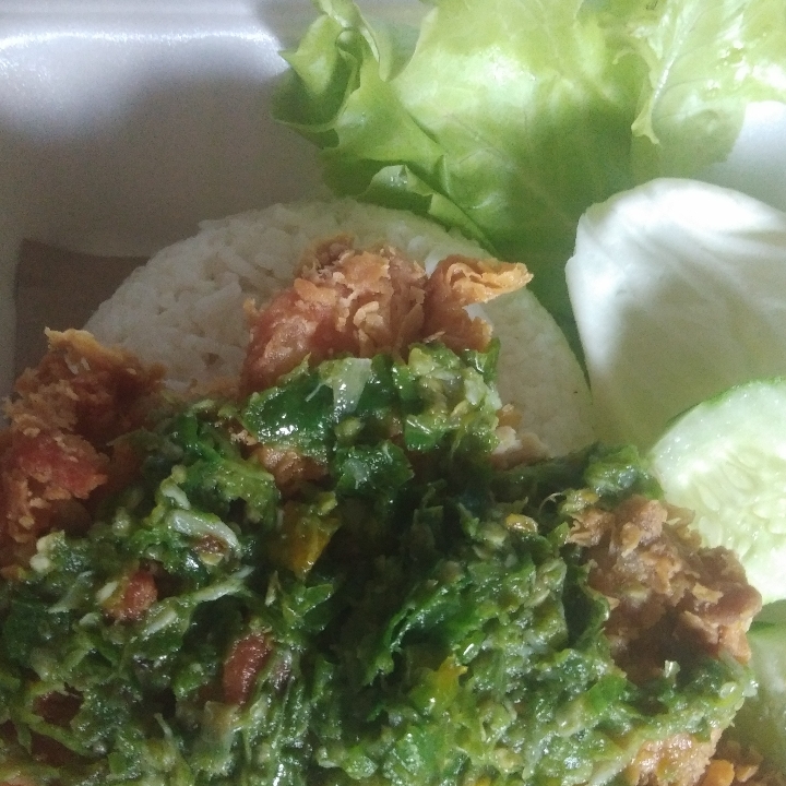ayam Geprek Plus Nasi