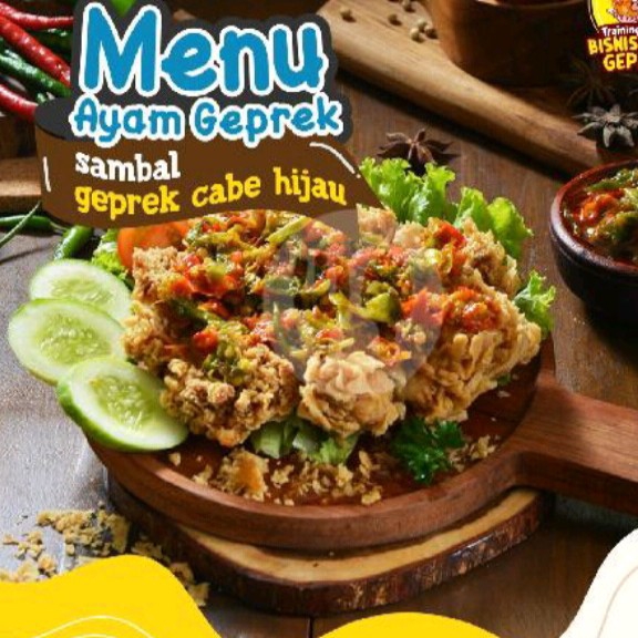 ayam geprek cabe hijau