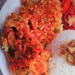 ayam geprek cryspi tanpa nasi