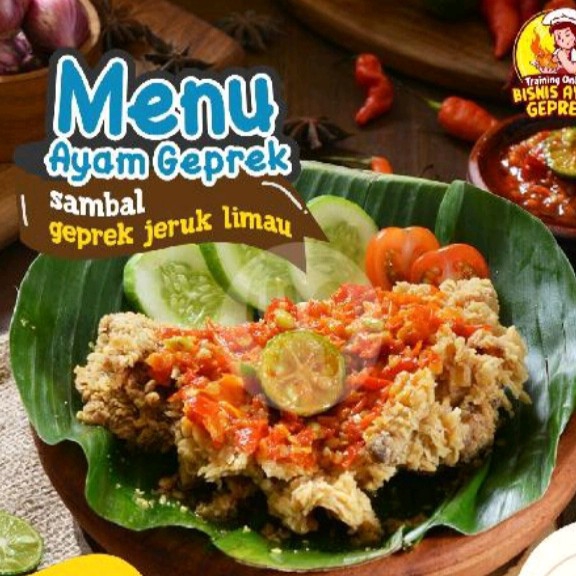 ayam geprek jeruk limau
