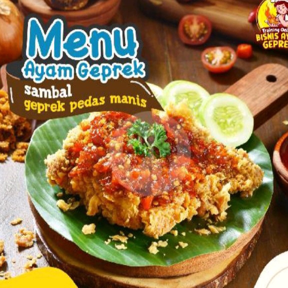 ayam geprek pedas manis