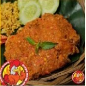 ayam geprek sambel tomat