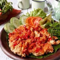 ayam geprek tanpa nasi