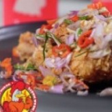 ayam gepuk sambel dabu dabu