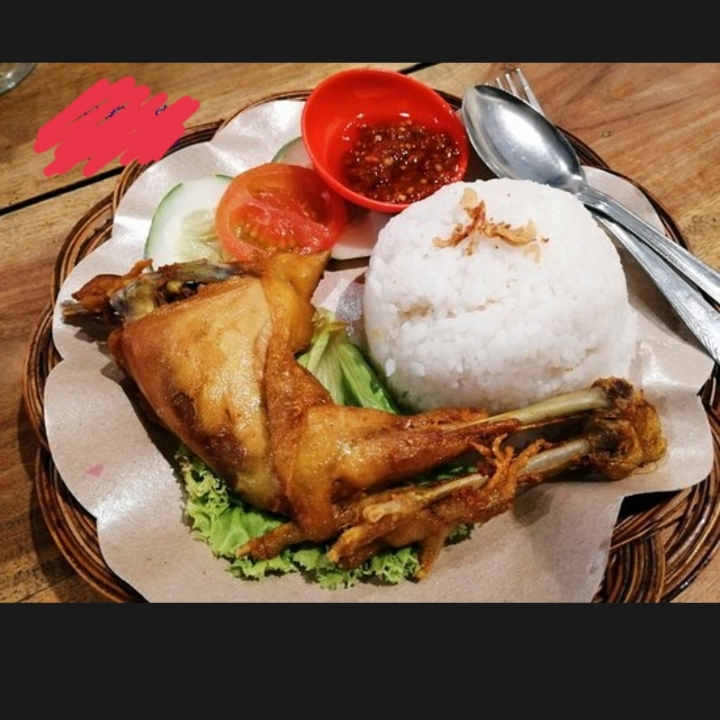 Nasi ayam kampung goreng 2