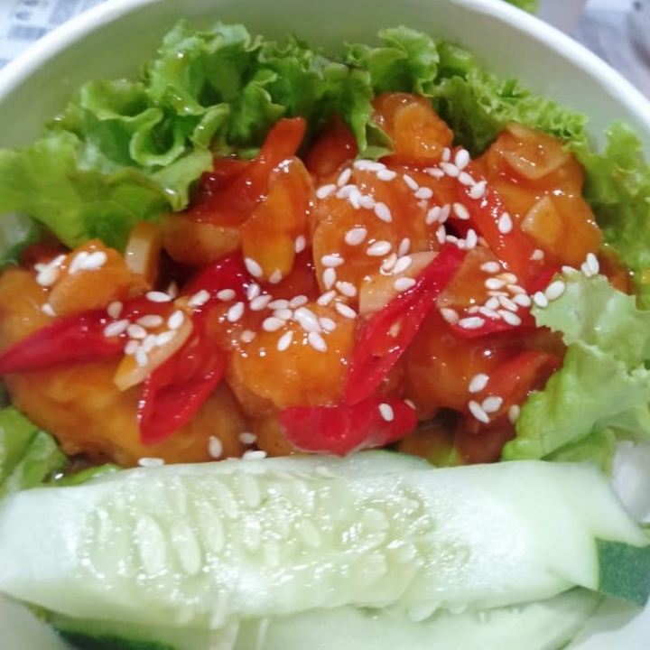 rice bowl ayam koloke pedas 2