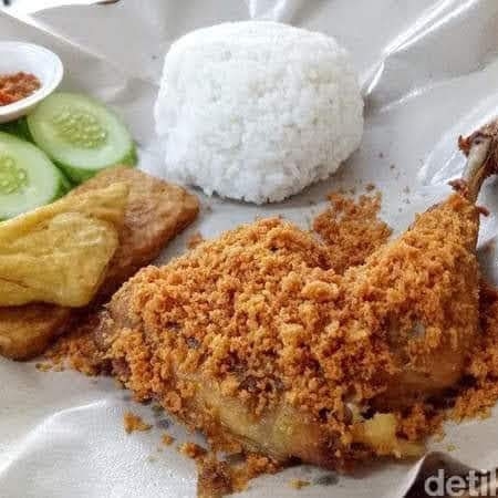 ayam kremes ukuran sedang
