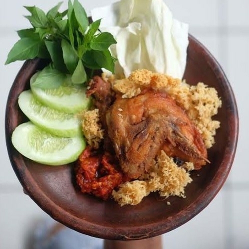 ayam sambal Mentah tambah Nasi 