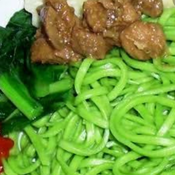 bakmie bayam polos