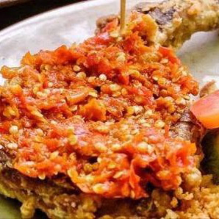 bebek geprek