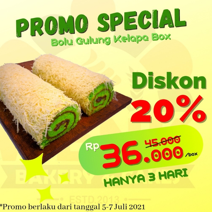 bolu gulung kelapa box