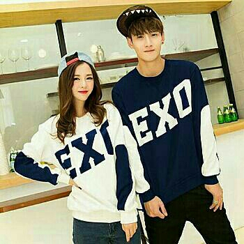 couple exo panjang navy