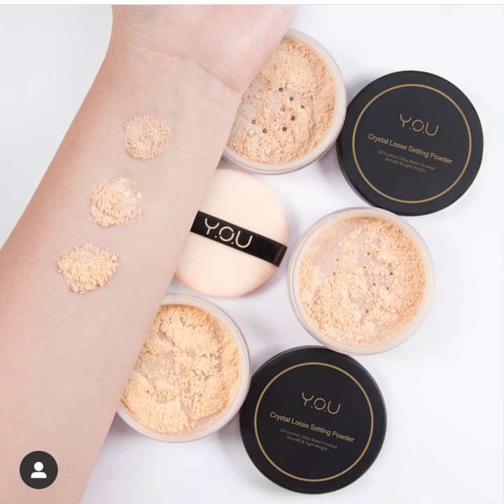 crystal loose setting powder