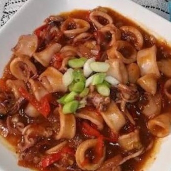 cumi asam manis atau pedas 