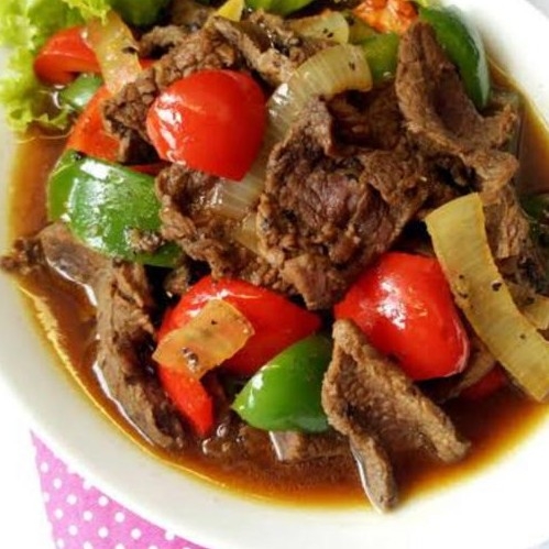 daging sapi lada hitam