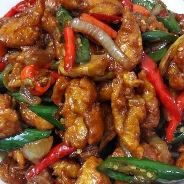 daging sapi saos mentega 