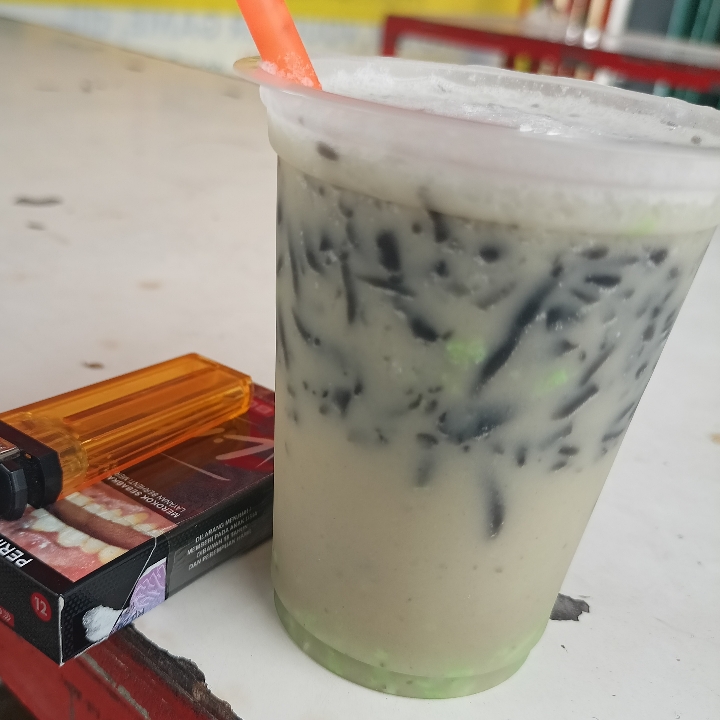 es dawet ireng tape ketan