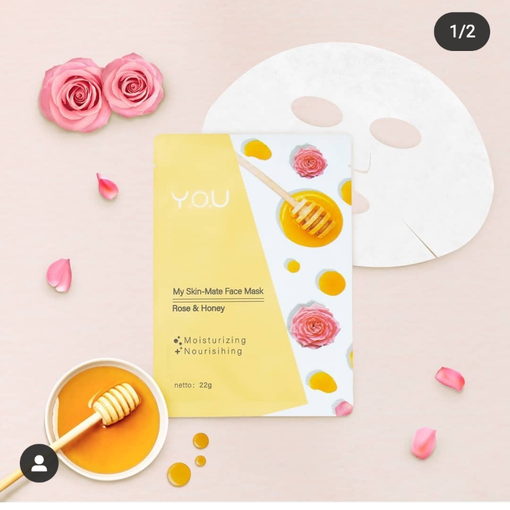  My skin Face mask rose and honey