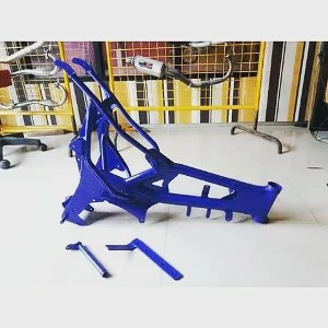 frame sasis rangka gtx bebek modif snd model yz85 plus arm untuk vega 