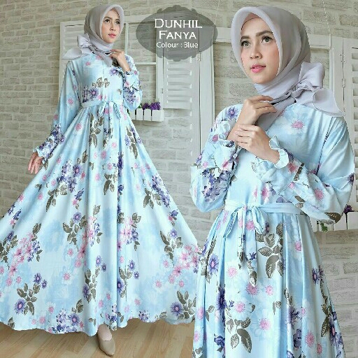 gamis dunill fanya blue tk