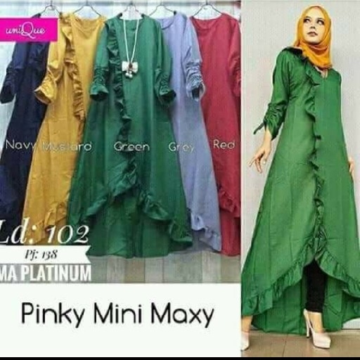 gamis pinky maxi