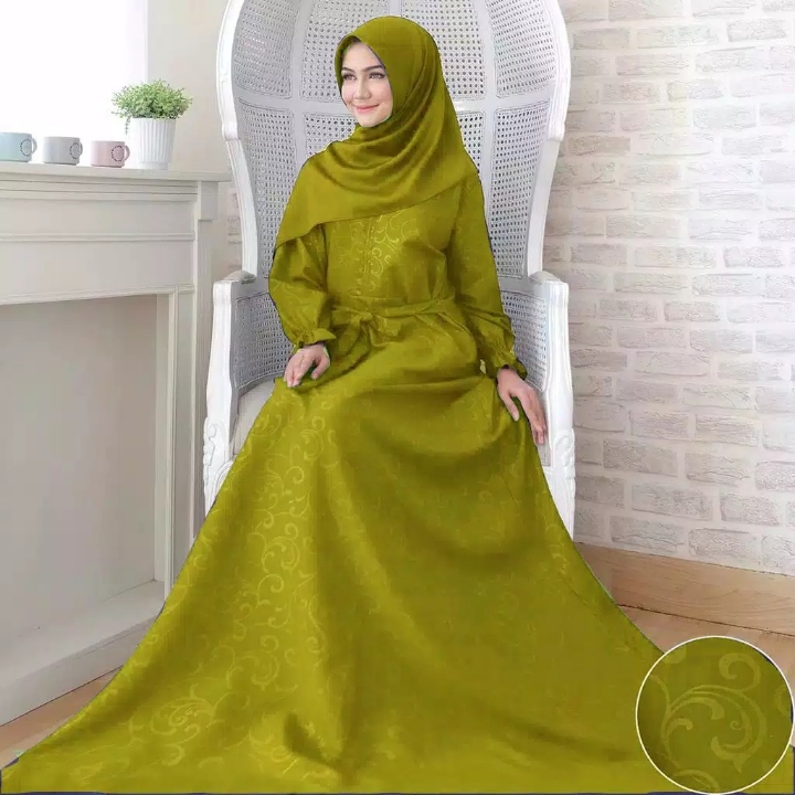 gamis syari balotelli baloteli balloteli embos banyak warna