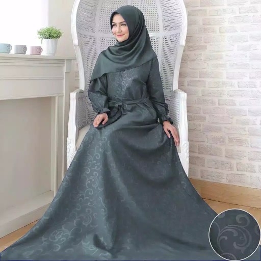 gamis syari balotelli baloteli balloteli embos banyak warna 4