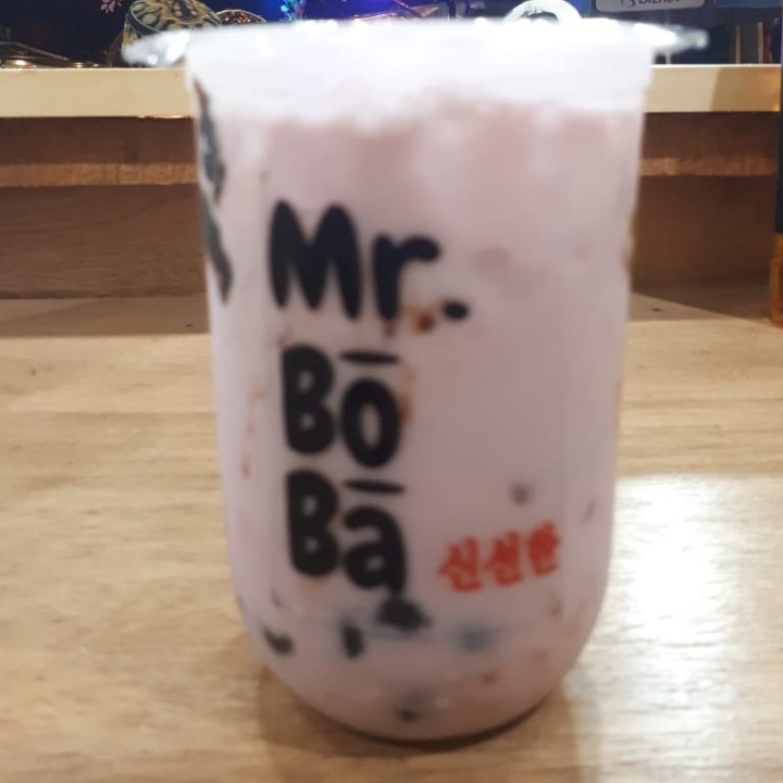 grape fruit boba