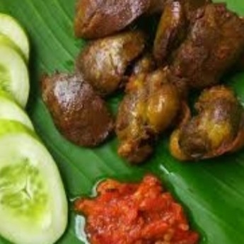 hati ampela ayam atau bebek