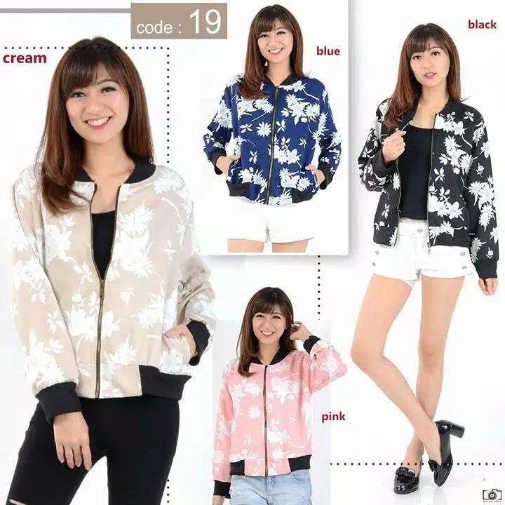 jacket bomber vicka 4 warna
