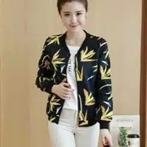 jaket bomber wanita  yenho 4 warna sablon fit to L 3