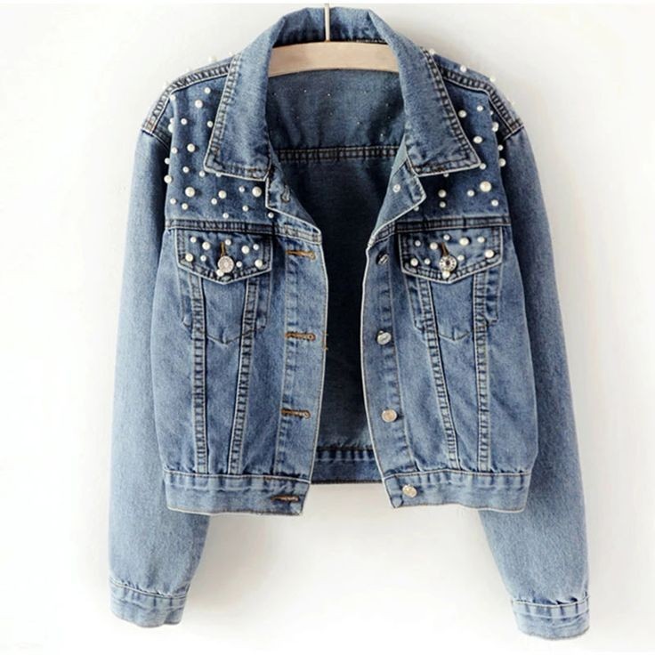 jaket jeans baby blue wanita
