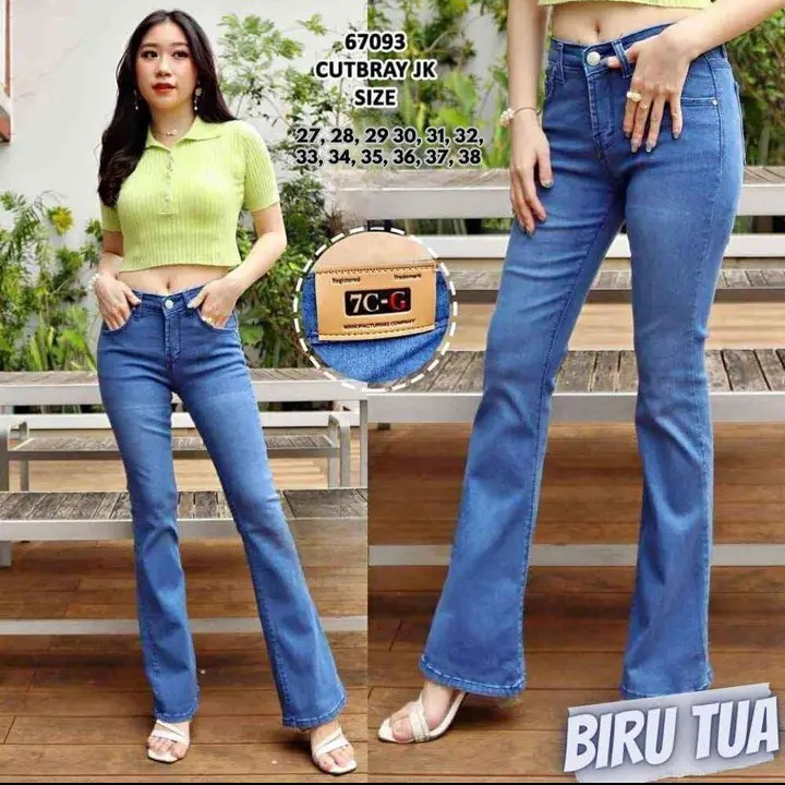 BARANG READY  List Harga Satuan Celana Jeans Panjang Wanita 2