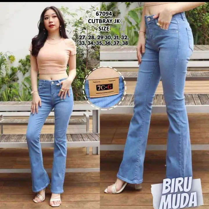 BARANG READY  List Harga Satuan Celana Jeans Panjang Wanita 3