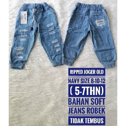 jogger ripped size 456