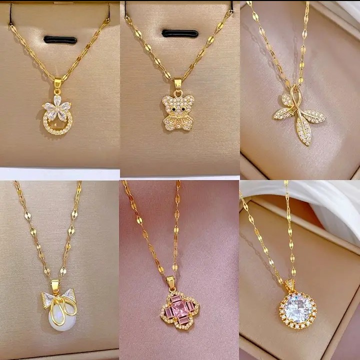 kalung hiasan murah meriah kualitas tidak perlu di ragukan lagi