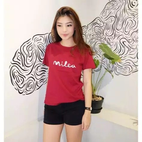 kaos WANITA  MILEA