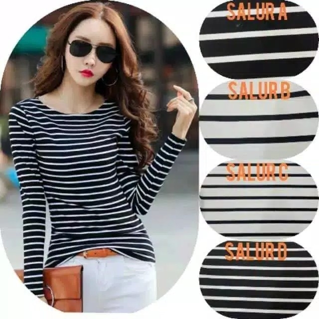 kaos panjang STEVI salur