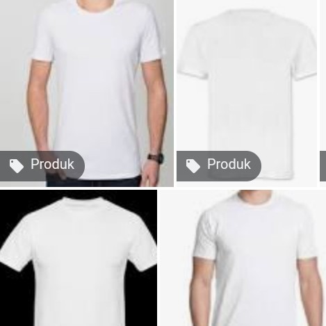 kaos polos hitam atau putih 2
