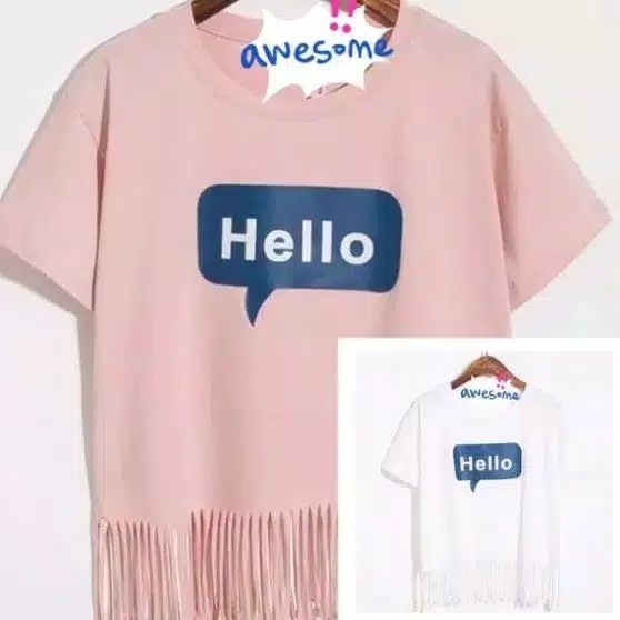 kaos rumbai HELLO