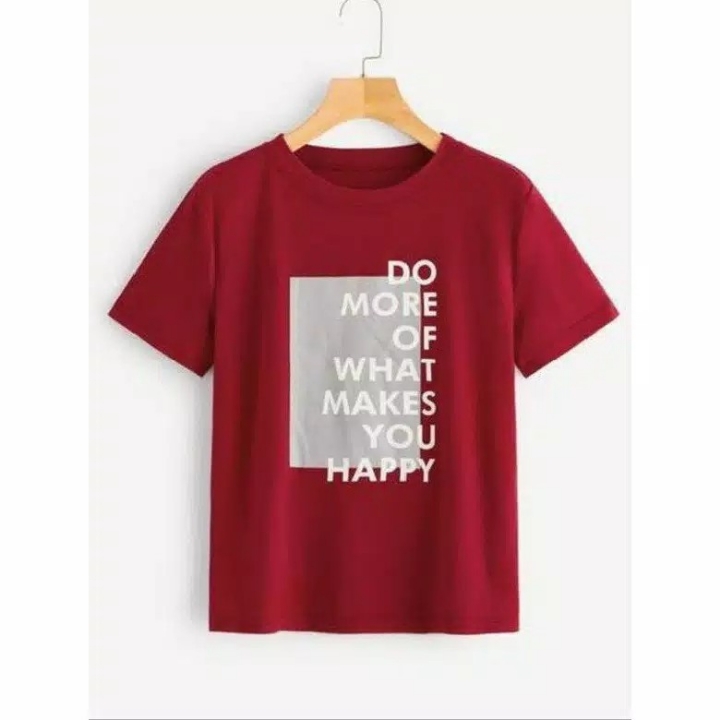 kaos wanita DO MORE 2