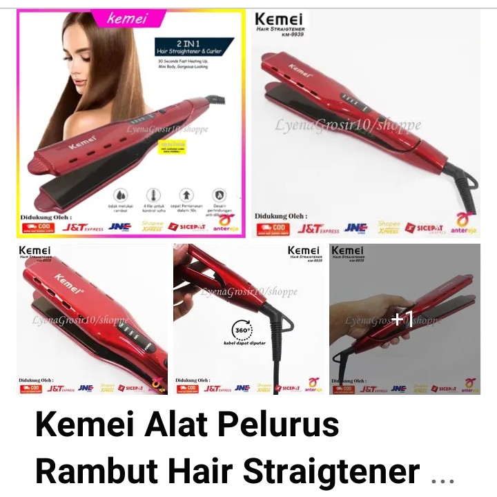 kemei alat pelurus rambut hair straigtener