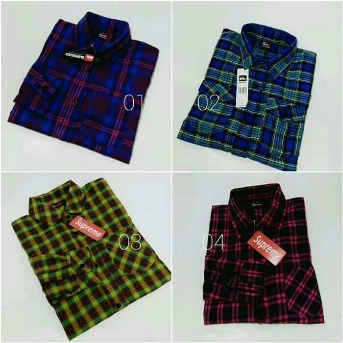 kemeja flanel distro