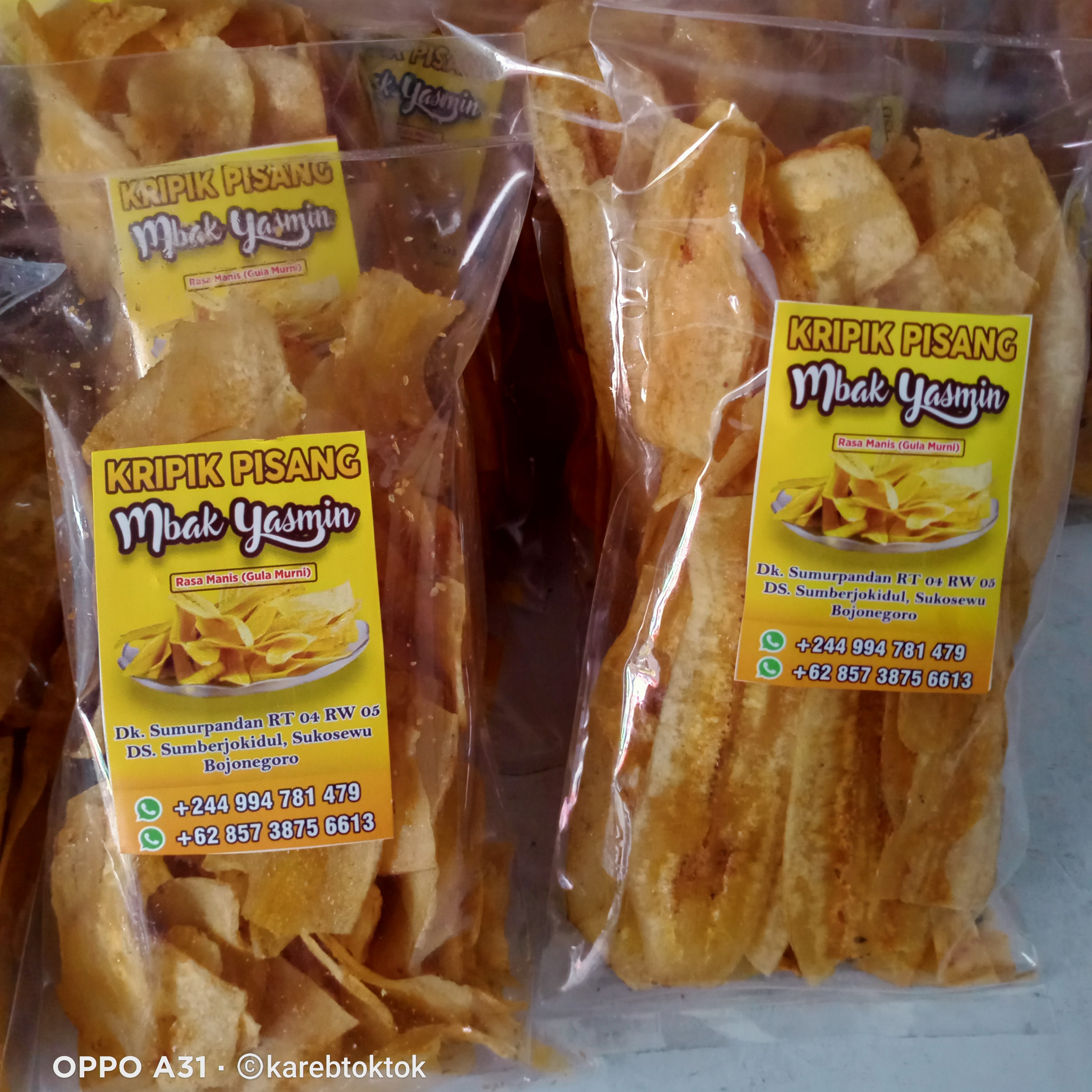 keripik pisang mbak Yamin