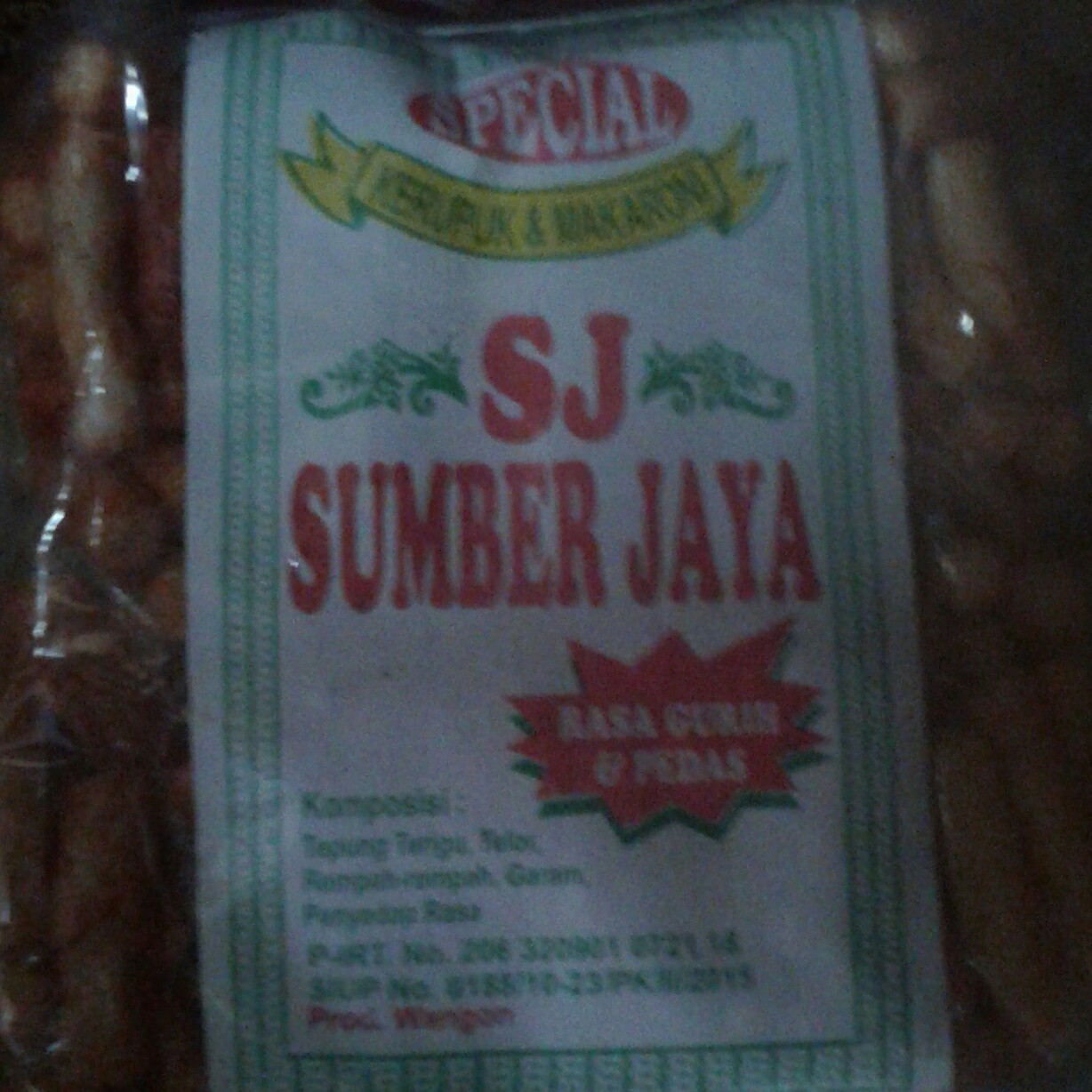 krupuk pedes