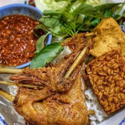 lalapan bebek
